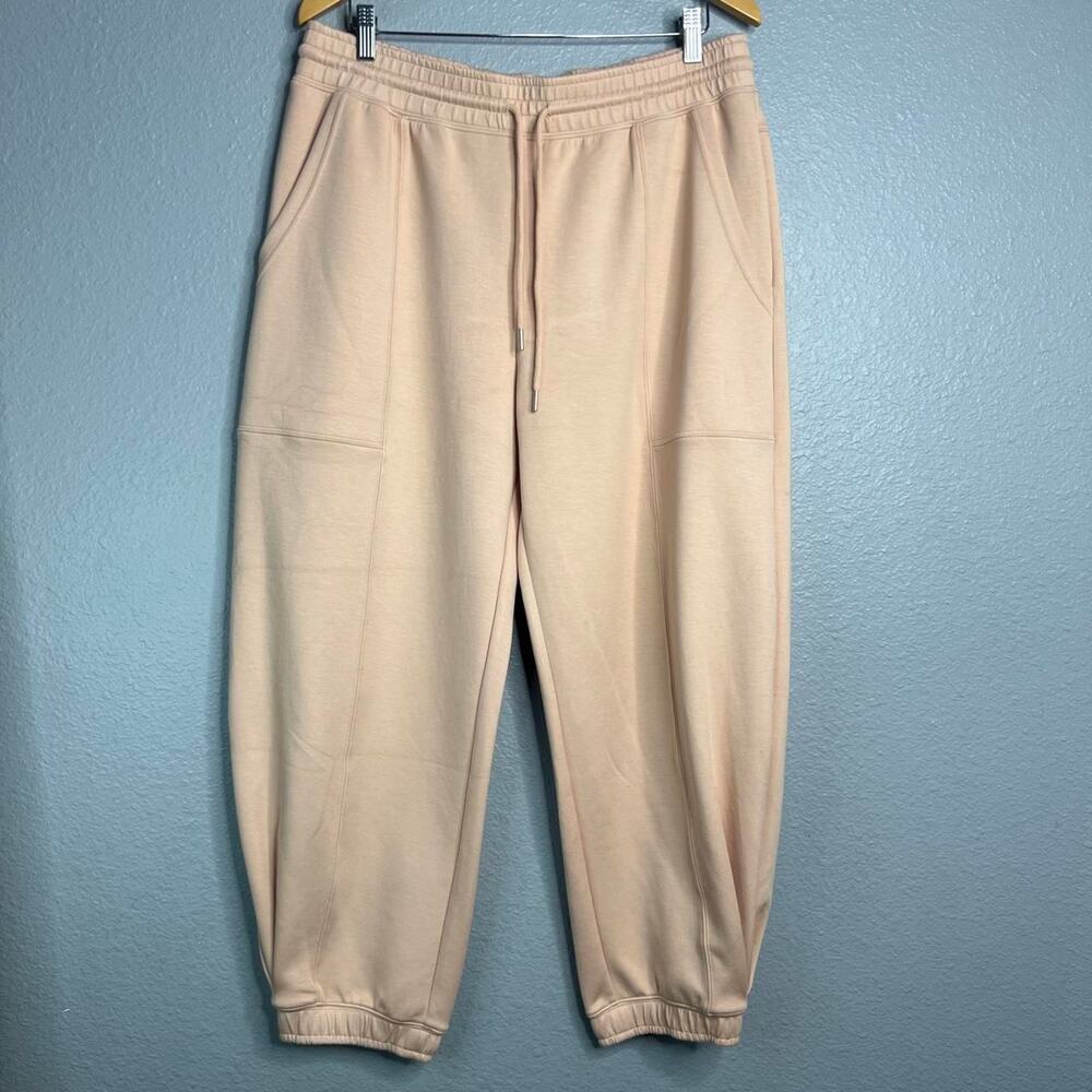 Scoop Women’s Scubaknit Barrel Leg Pants Size L NWT